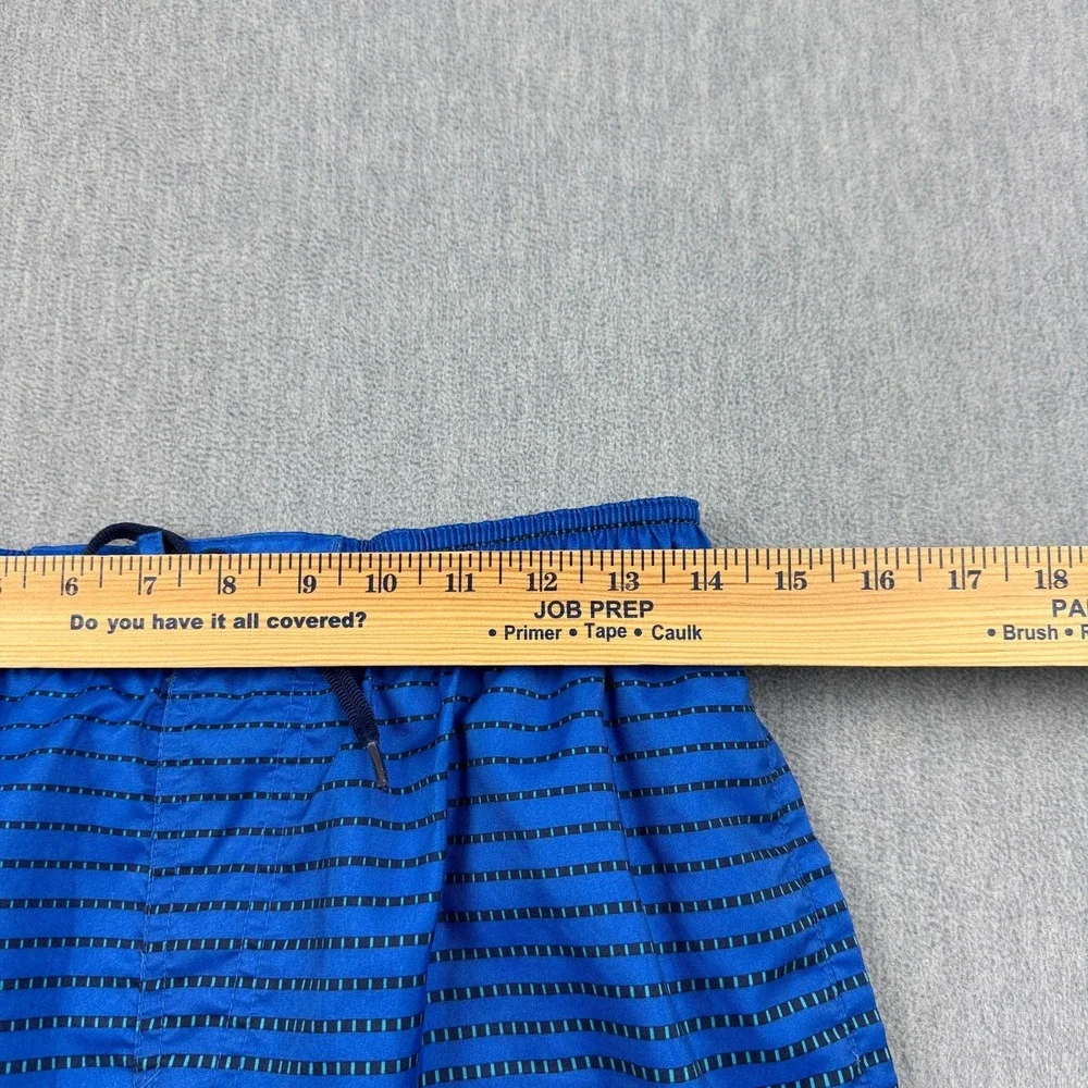 Nike Shorts Mens Medium‎ Blue Continuum Striped Swimming Board Trunks Beach